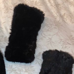 Spanish Rabbit Fur Boot Toppers (comes with 2)